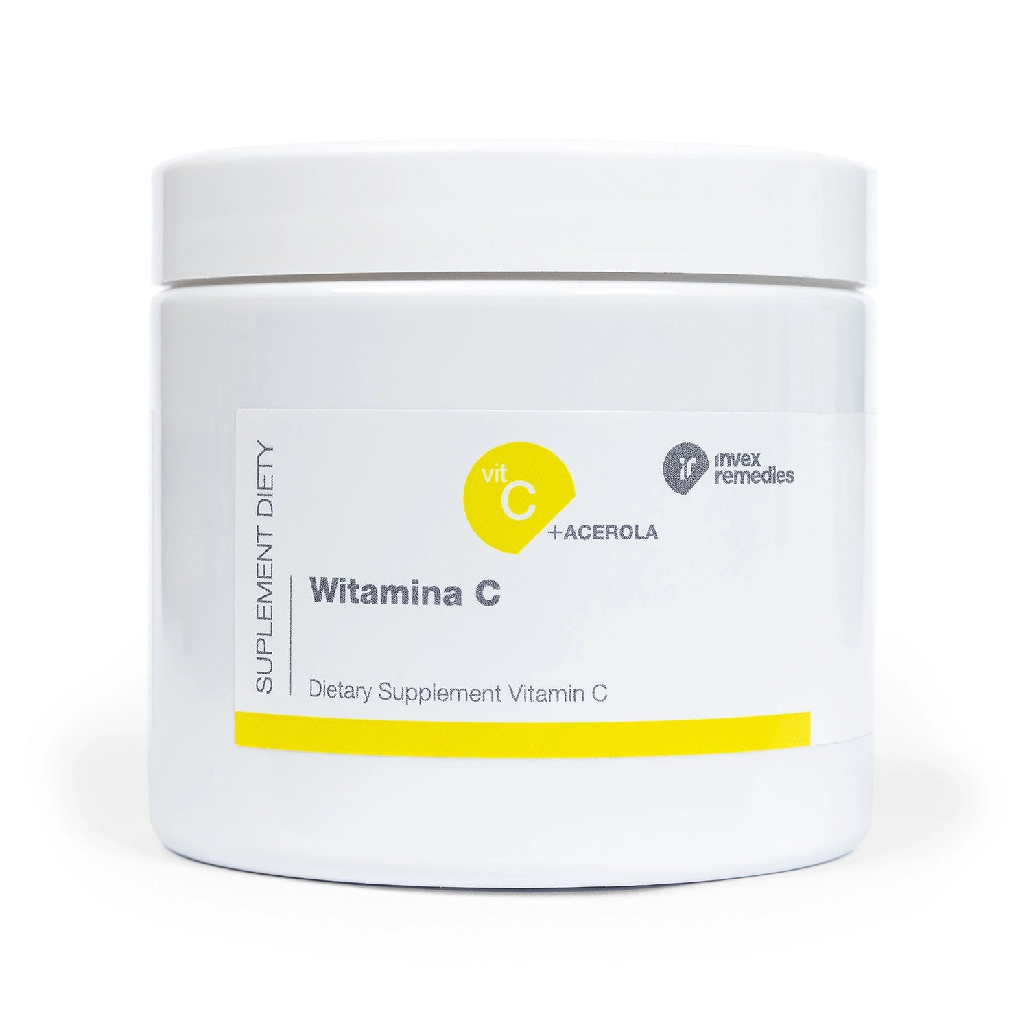 Invex Remedies - Witamina C + Acerola 1000 mg: Odporność i wsparcie kolagenu, 100 g