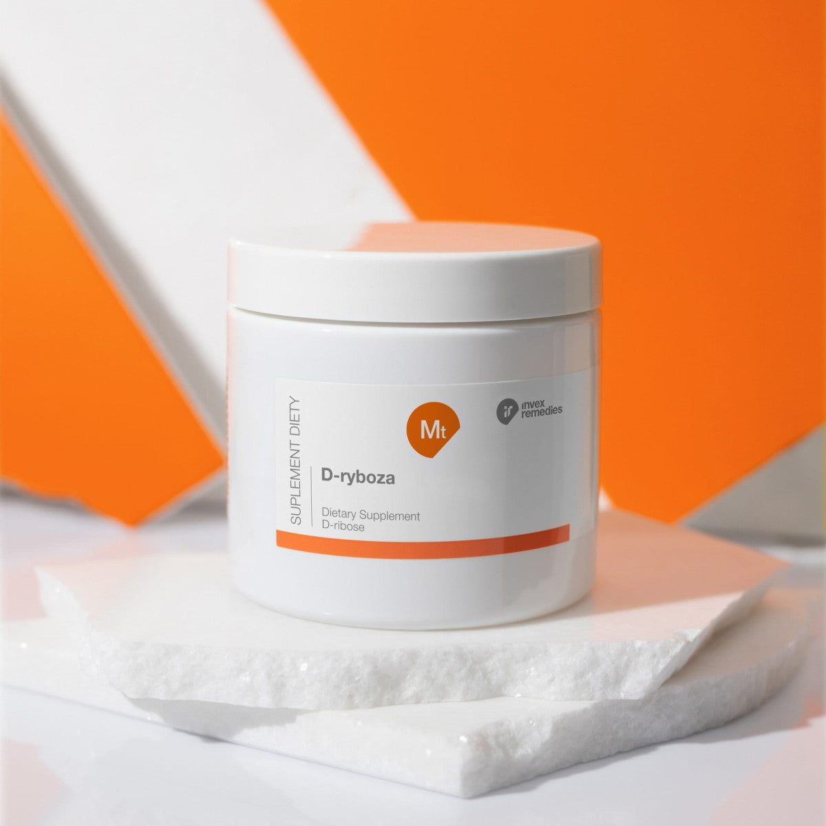 Invex Remedies D-ryboza - Suplement diety na energię i regenerację ATP, 150 g