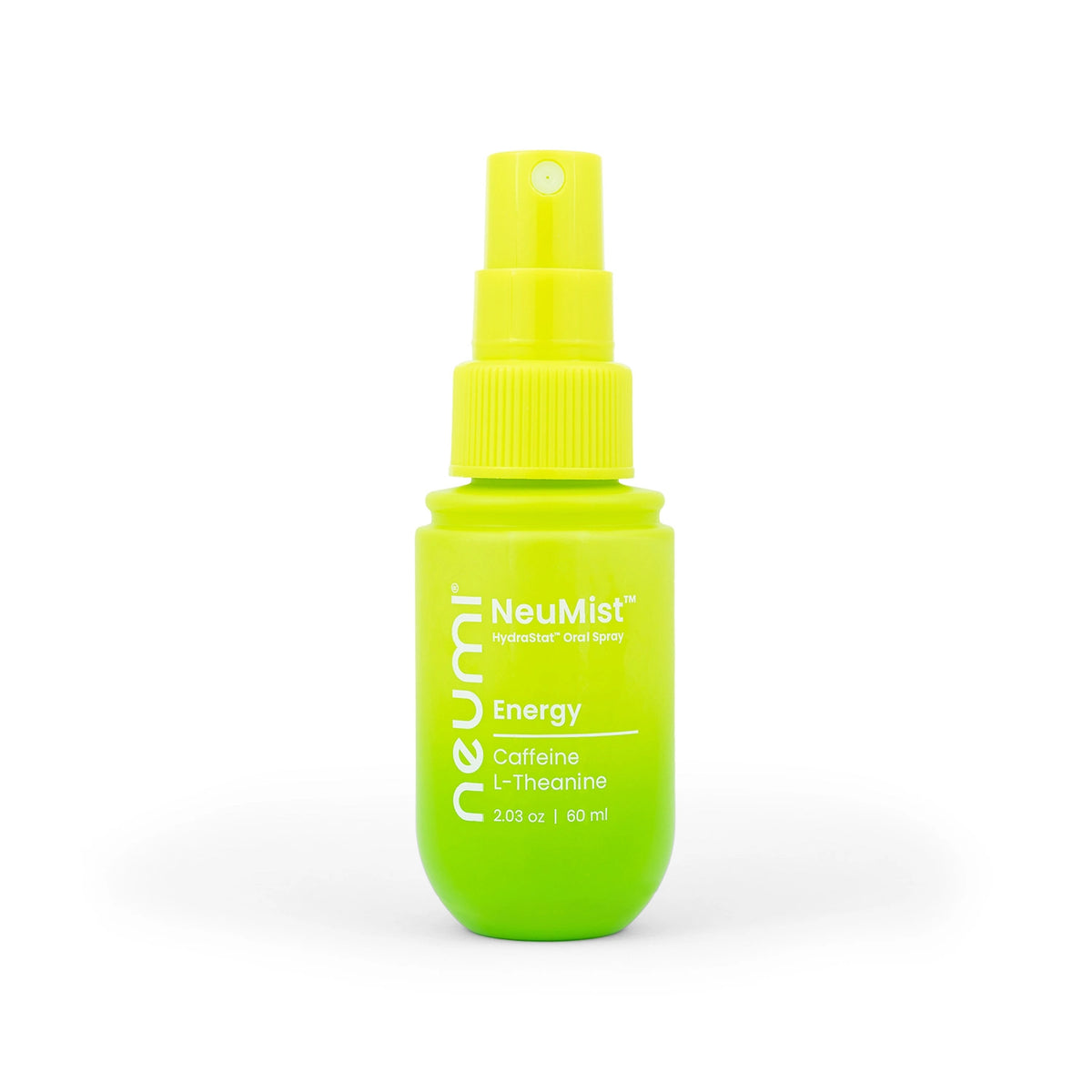 NEUMI NeuMist Energy - Kieszonkowy spray doustny HydraStat z kofeiną, L-teaniną i tauryną na co dzień, 60 ml