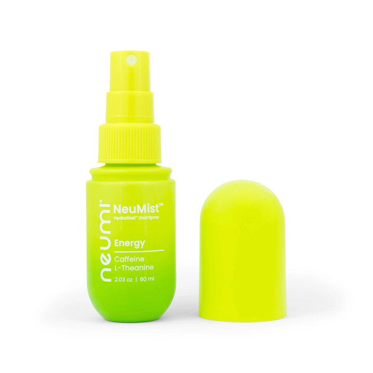 NEUMI NeuMist Energy - Kieszonkowy spray doustny HydraStat z kofeiną, L-teaniną i tauryną na co dzień, 60 ml