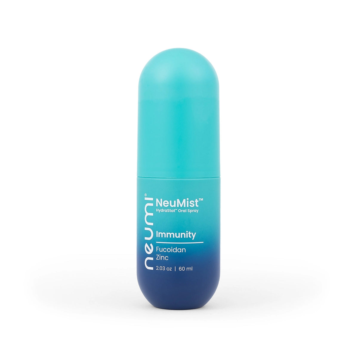 NEUMI NeuMist Immunity - Spray doustny HydraStat z fukoidanem, cynkiem i arabinogalaktanem, wsparcie odporności, 60 ml