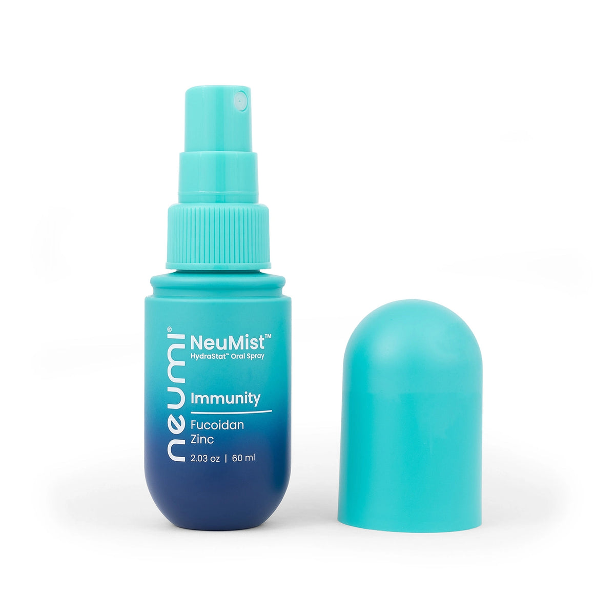 NEUMI NeuMist Immunity - Spray doustny HydraStat z fukoidanem, cynkiem i arabinogalaktanem, wsparcie odporności, 60 ml