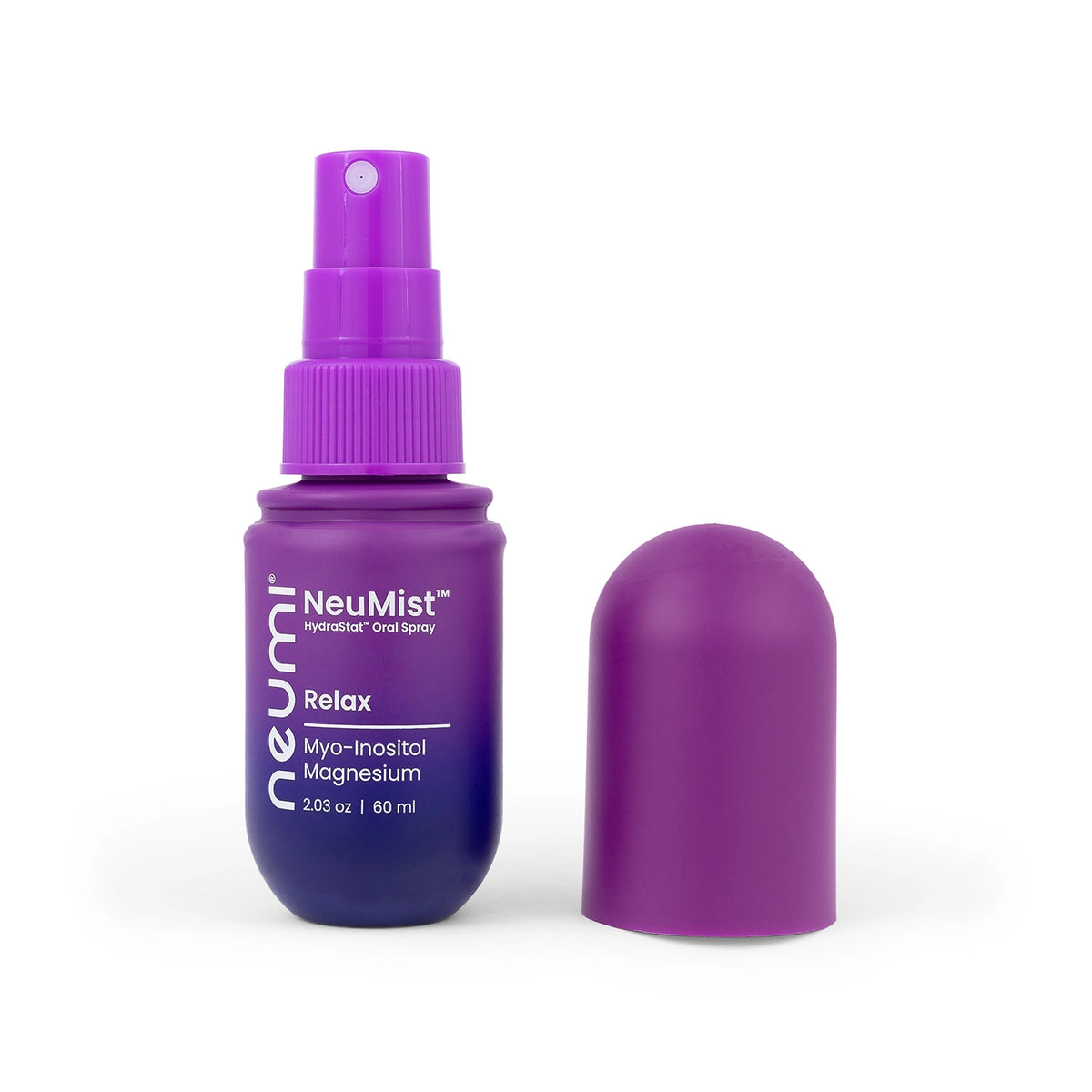 NEUMI NeuMist Relax - Spray doustny HydraStat z mio-inozytolem i magnezem, wsparcie układu nerwowego, 60 ml