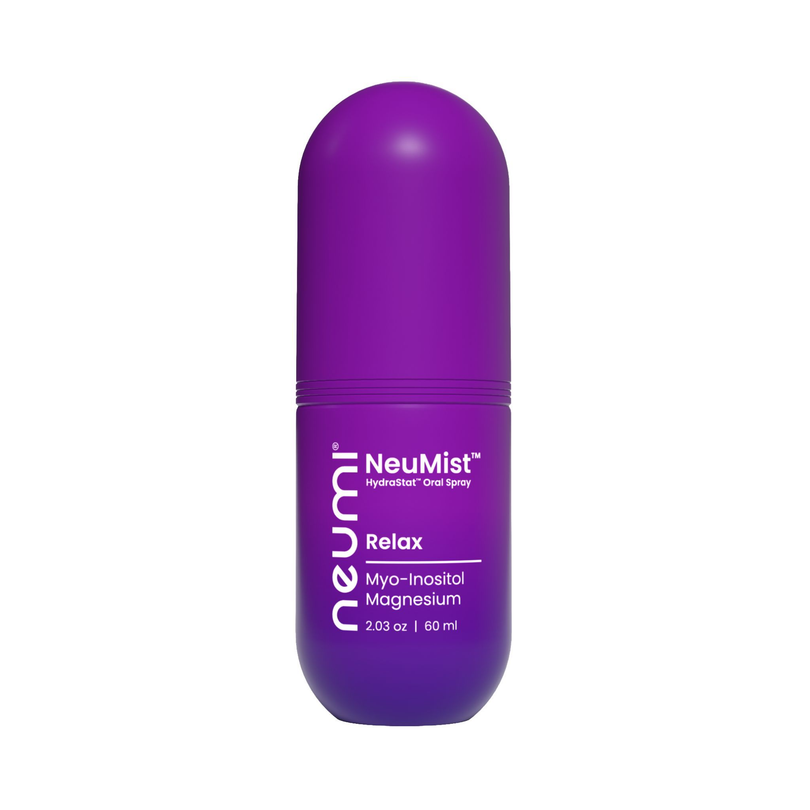 NEUMI NeuMist Relax - Spray doustny HydraStat z mio-inozytolem i magnezem, wsparcie układu nerwowego, 60 ml