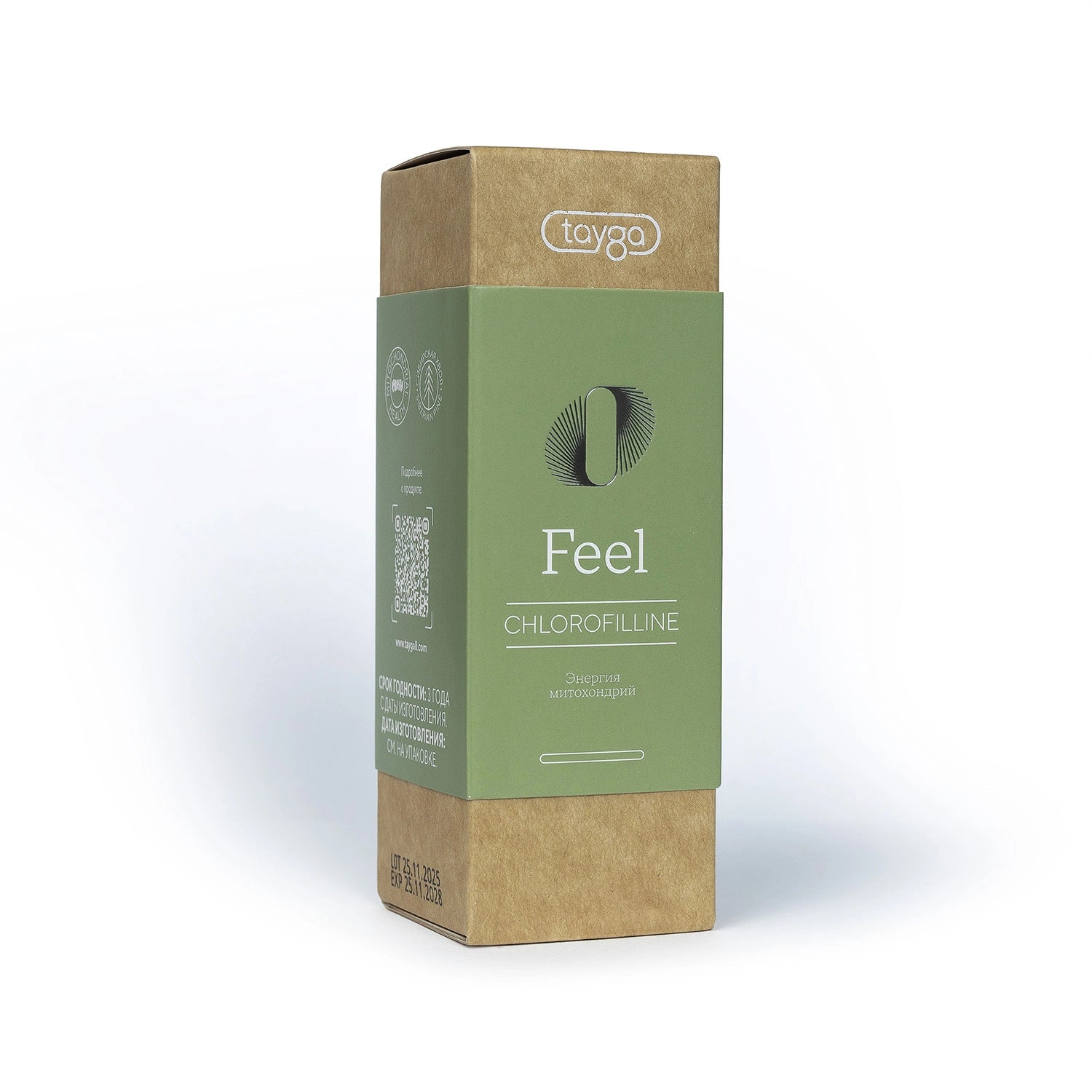 VILAVI T8 FEEL - Suplement diety: Chlorofilina iglasta na detoks i neutralizację zapachów, 50 ml
