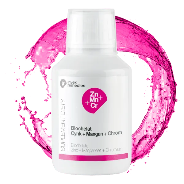 Biochelat Cynk+Mangan+Chrom Zn+Mn+Cr 150 ml