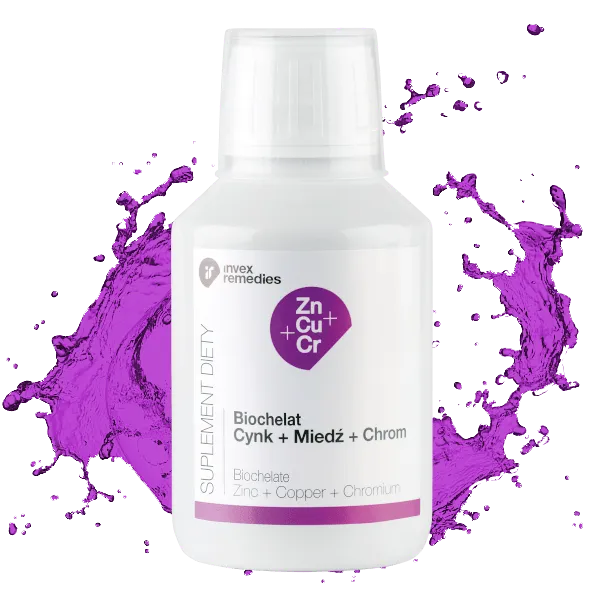 Biochelat Cynk+Miedź+Chrom Zn+Cu+Cr 150 ml