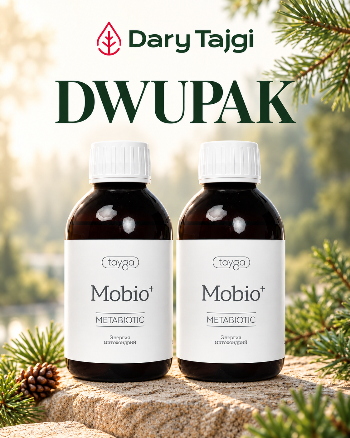 VILAVI T8 MOBIO+ – dwupak, 2 × 250 g