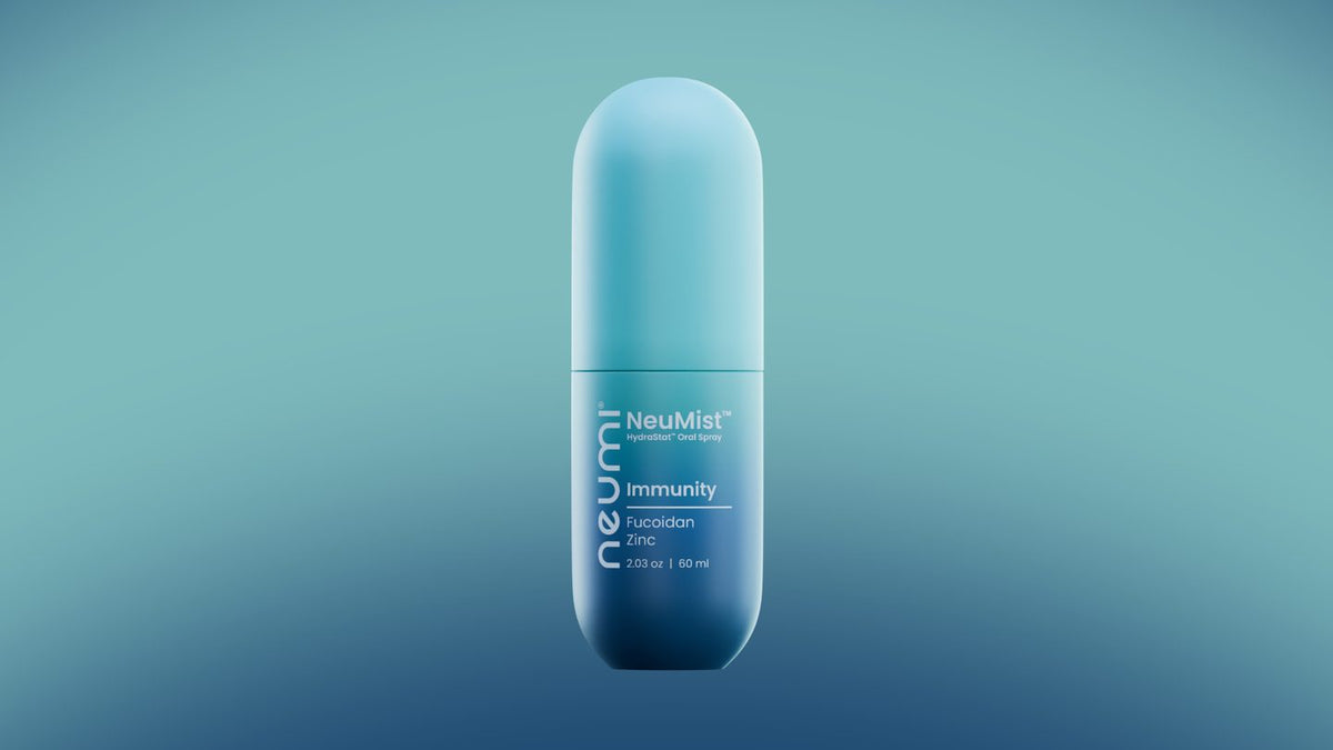 NEUMI NeuMist Immunity - Spray doustny HydraStat z fukoidanem, cynkiem i arabinogalaktanem, wsparcie odporności, 60 ml