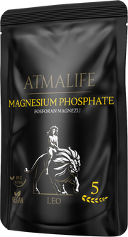 Atmalife Fosforan magnezu (Magnesium phosphoricum, sól Schüsslera nr 7) – sól komórkowa dla znaku Lwa (05): praca mięśni i układu nerwowego, 100 g
